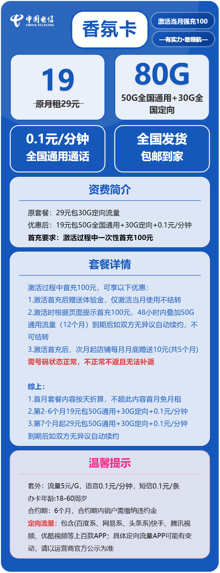 电信香氛卡详情