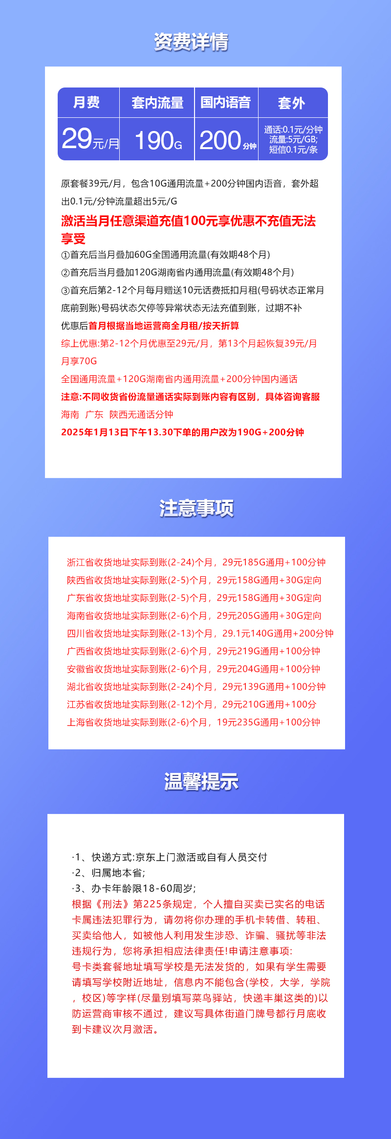 联通沧集卡详情