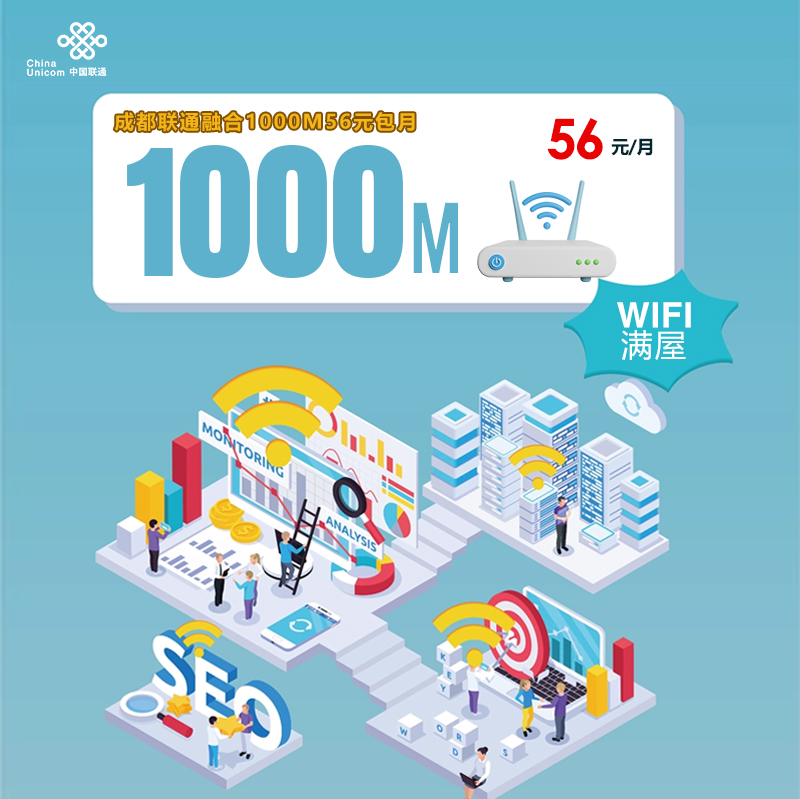 联通成都融合1000M